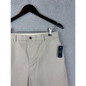 Brooks Brothers Pants Womens 20 Beige Cotton Chino Twill Flat Front Office New